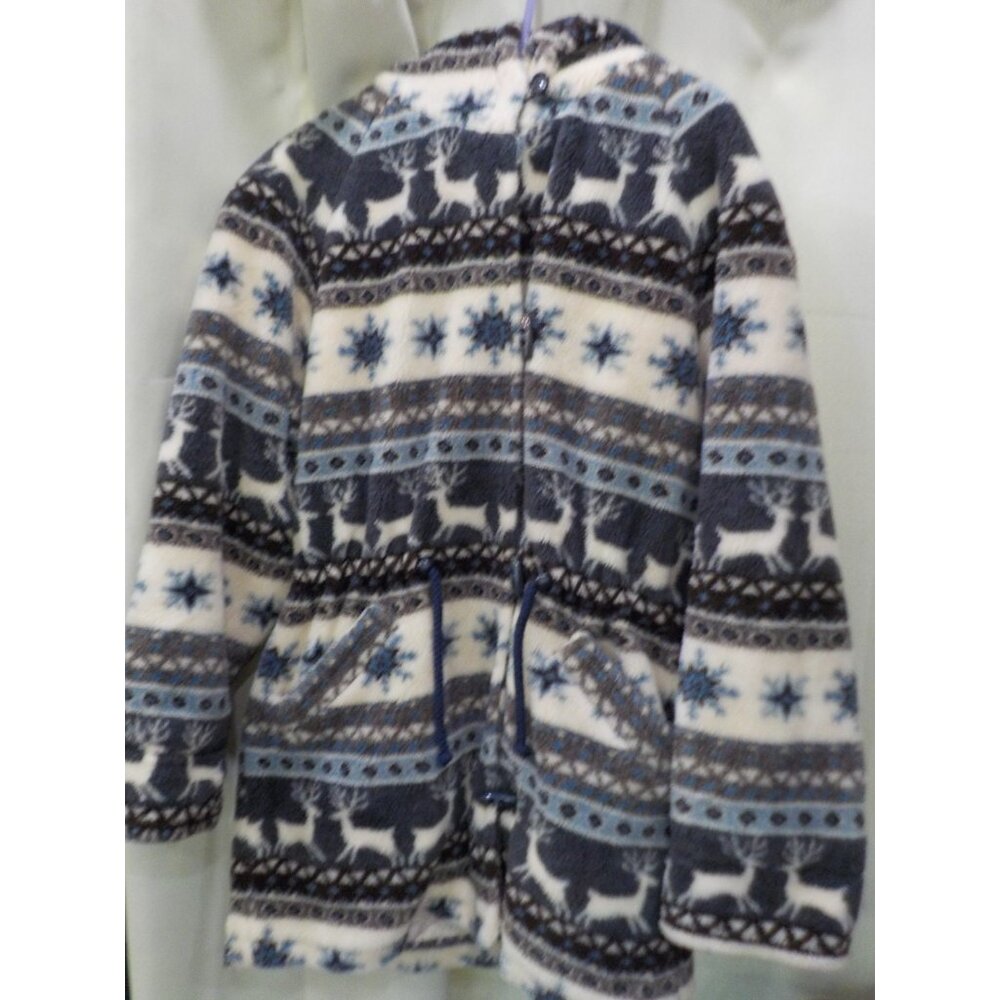 Utex Quilt Lined Thick Alaska Style Hooded Full Zip Outdoor Winter Fleece Jacket